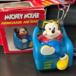 Vintage Mickey Mouse Armchair AM Radio